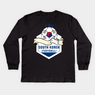 South Korea Football Kids Long Sleeve T-Shirt